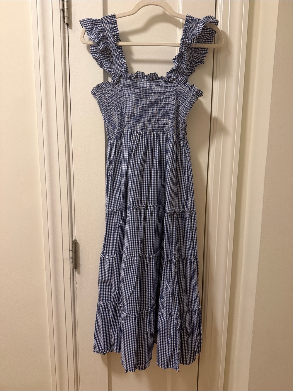 Hill House Ellie Navy Gingham Dress Size Small (Nantucket Exclusive) - Picture 4 of 4